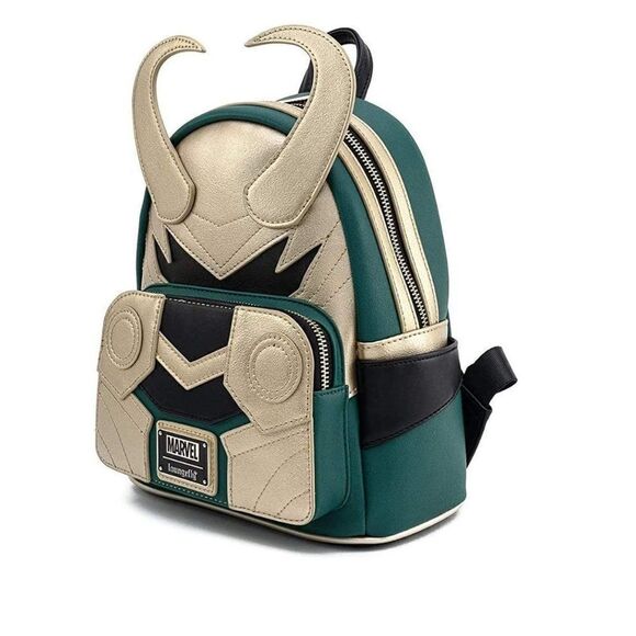 Loungefly Marvel Loki Classic Cosplay Mini Backpack - Picture 2 of 4